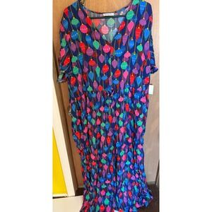 NWT Little Party Dress Juniper Christmas Ornaments Jumpsuit Size 22  Wide Leg